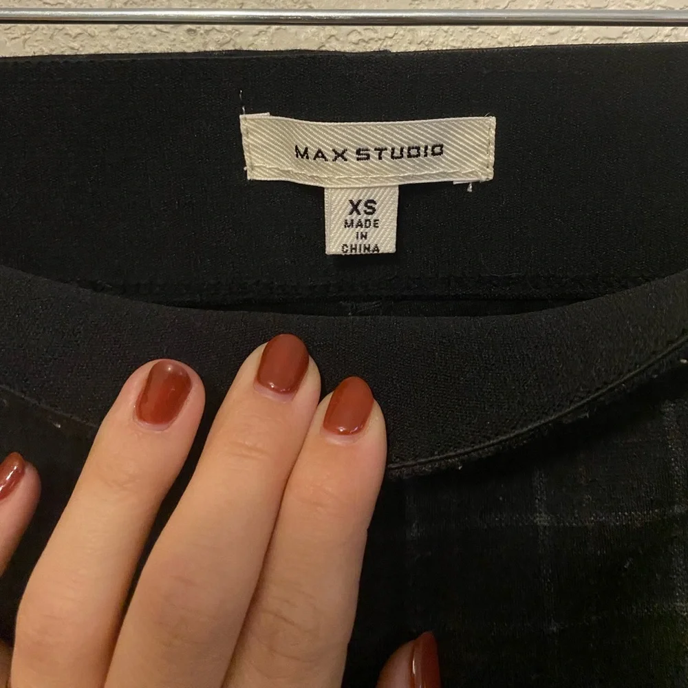 Plaid work pixie pants - Picture 2 of 3